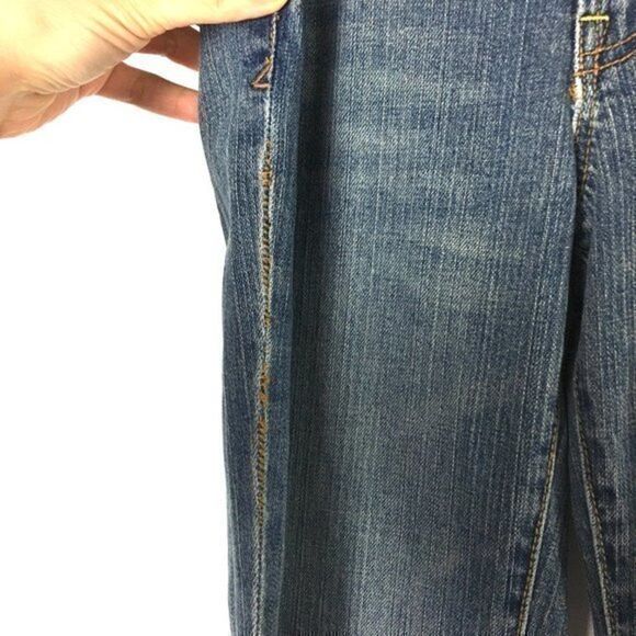 Seven7 Jeans Women's Size 31 Flare Bootcut Flaws 31x32 8" Mid Rise - Picture 5 of 8